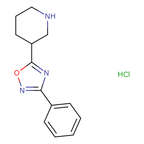 3-(3-phenyl-1,2,4-oxadiazol-5-yl)piperidine hydrochloride