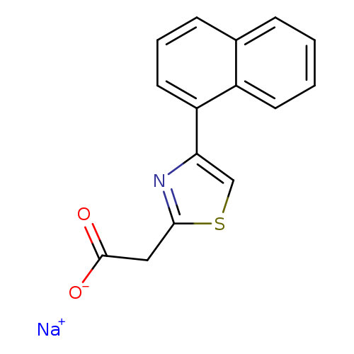 sodium 2-[4-(naphthalen-1-yl)-1,3-thiazol-2-yl]acetate