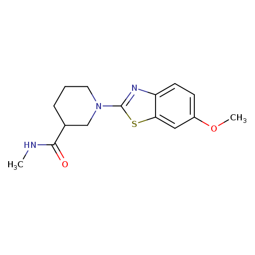 1-(6-methoxy-1,3-benzothiazol-2-yl)-N-methylpiperidine-3-carboxamide