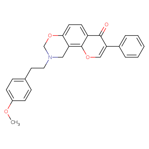 9-[2-(4-methoxyphenyl)ethyl]-3-phenyl-4H,8H,9H,10H-chromeno[8,7-e][1,3]oxazin-4-one