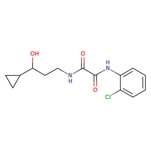 N'-(2-chlorophenyl)-N-(3-cyclopropyl-3-hydroxypropyl)ethanediamide