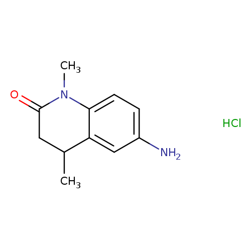 6-amino-1,4-dimethyl-1,2,3,4-tetrahydroquinolin-2-one hydrochloride