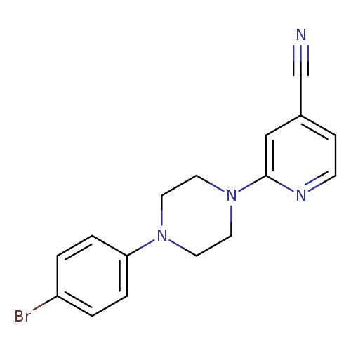 2-[4-(4-bromophenyl)piperazin-1-yl]pyridine-4-carbonitrile