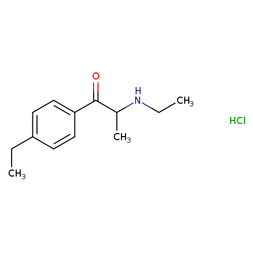 2-(ethylamino)-1-(4-ethylphenyl)propan-1-one,monohydrochloride