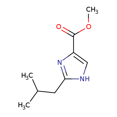 methyl 2-(2-methylpropyl)-1H-imidazole-4-carboxylate