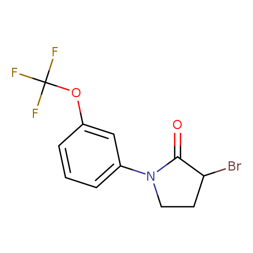 3-Bromo-1-[3-(trifluoromethoxy)phenyl]pyrrolidin-2-one