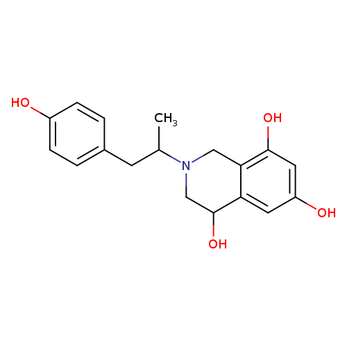 1,​2,​3,​4-​Tetrahydro-​2-​[2-​(4-​hydroxyphenyl)​-​1-​methylethyl]​-4,​6,​8-​isoquinolinetriol