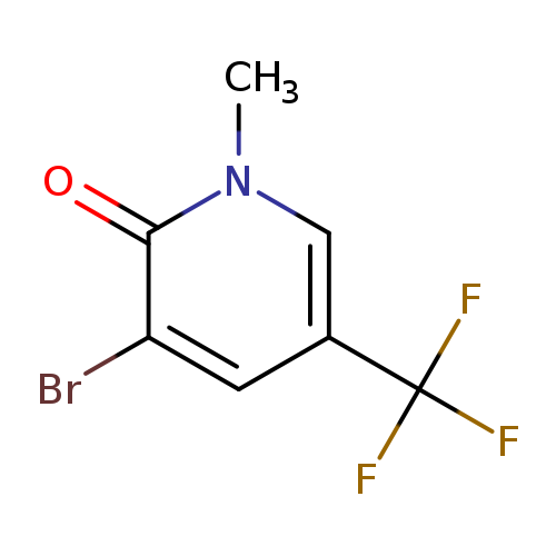 2(1H)-Pyridinone, 3-bromo-1-methyl-5-(trifluoromethyl)-