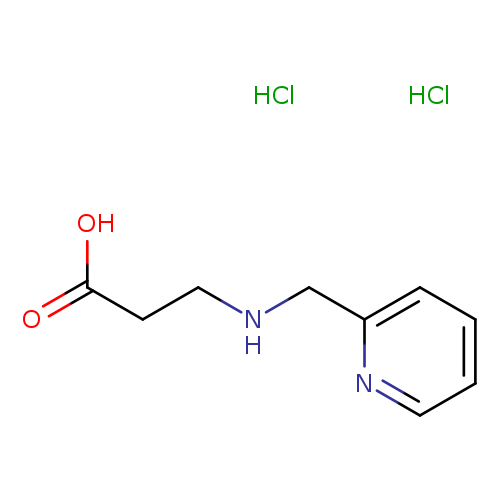3-[(pyridin-2-ylmethyl)amino]propanoic acid dihydrochloride