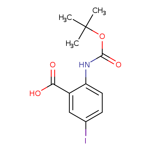 Benzoic acid, 2-[[(1,1-dimethylethoxy)carbonyl]amino]-5-iodo-