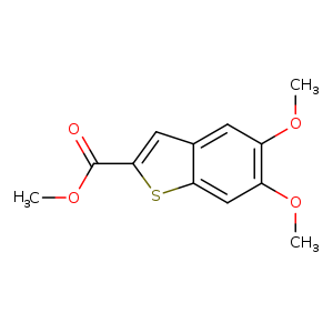 5,6-DIMETHOXY-BENZO[B]THIOPHENE-2-CARBOXYLIC ACID METHYL ESTER
