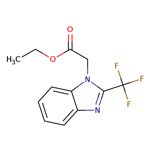 ethyl 2-[2-(trifluoromethyl)-1H-1,3-benzodiazol-1-yl]acetate