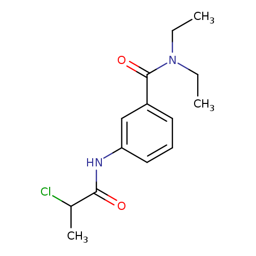3-(2-chloropropanamido)-N,N-diethylbenzamide