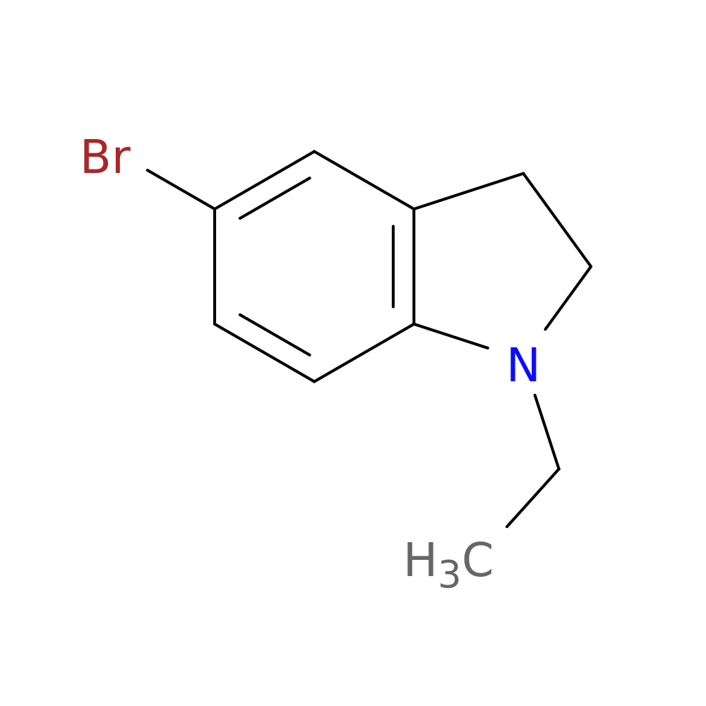 5-bromo-1-ethyl-2,3-dihydro-1H-indole