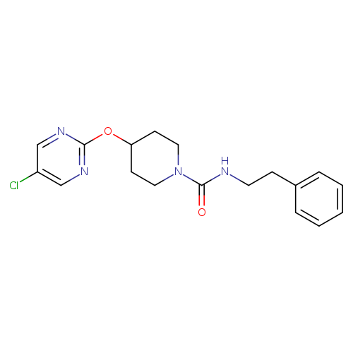 4-[(5-chloropyrimidin-2-yl)oxy]-N-(2-phenylethyl)piperidine-1-carboxamide