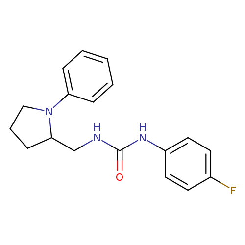 1-(4-fluorophenyl)-3-[(1-phenylpyrrolidin-2-yl)methyl]urea