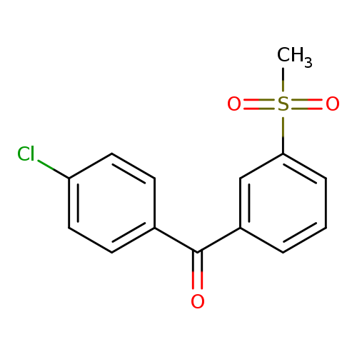 (4-chlorophenyl)(3-methanesulfonylphenyl)methanone