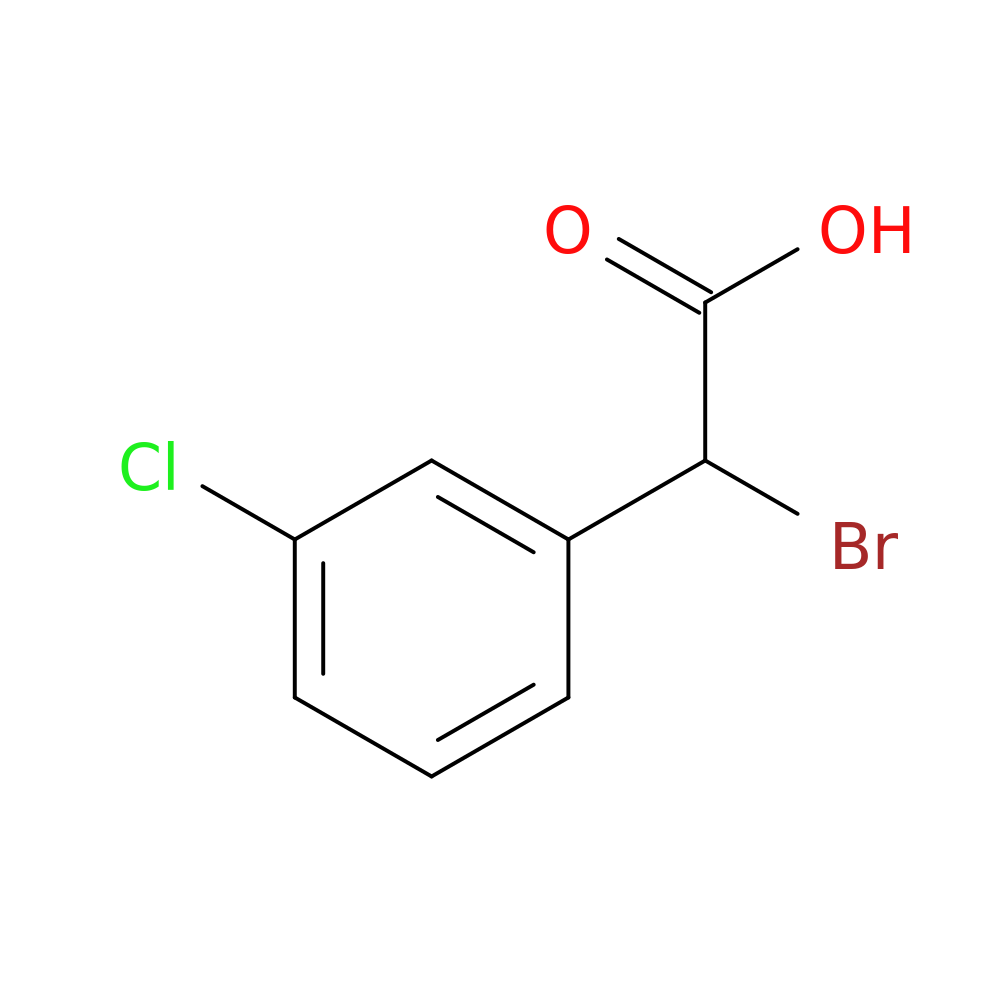 2-bromo-2-(3-chlorophenyl)acetic acid