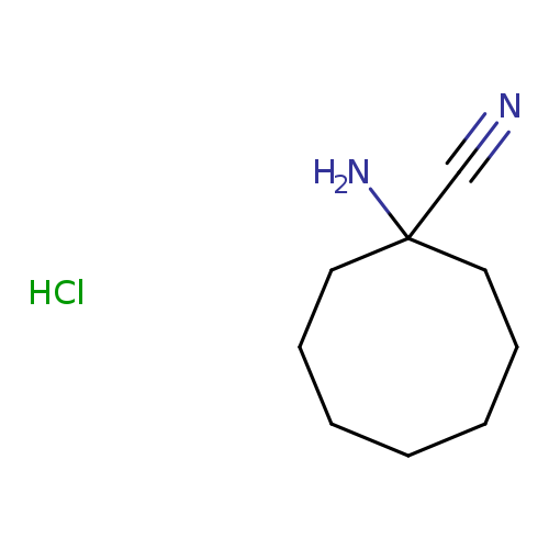 1-aminocyclooctane-1-carbonitrile hydrochloride