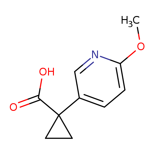 1-(6-Methoxypyridin-3-yl)cyclopropanecarboxylic acid