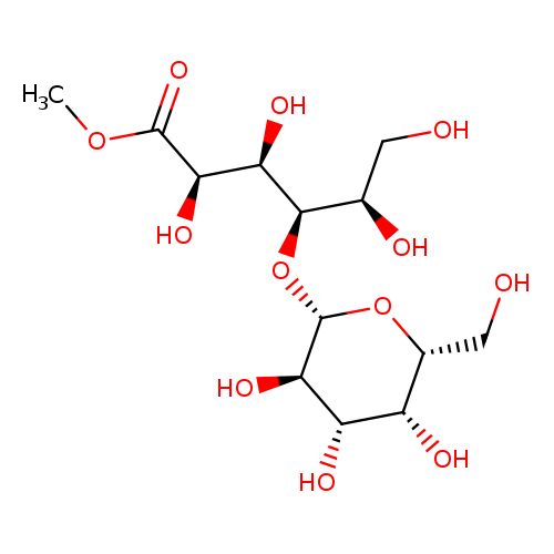 methyl (2R,3R,4R,5R)-2,3,5,6-tetrahydroxy-4-{[(2S,3R,4S,5R,6R)-3,4,5-trihydroxy-6-(hydroxymethyl)oxan-2-yl]oxy}hexanoate