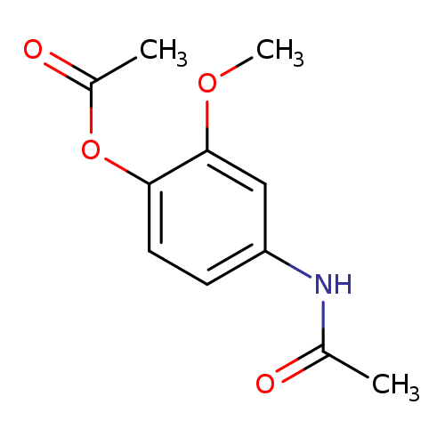 Acetamide,N-[4-(acetyloxy)-3-methoxyphenyl]-