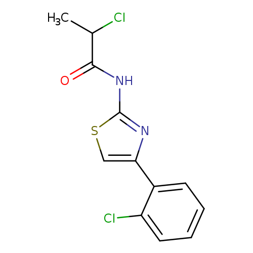 2-Chloro-n-[4-(2-chlorophenyl)-1,3-thiazol-2-yl]propanamide