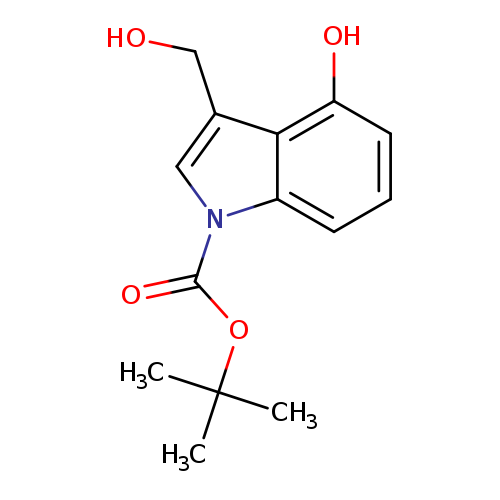 tert-Butyl 4-hydroxy-3-(hydroxymethyl)indole-1-carboxylate