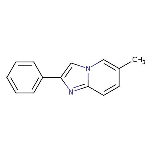 Imidazo[1,2-a]pyridine, 6-methyl-2-phenyl-