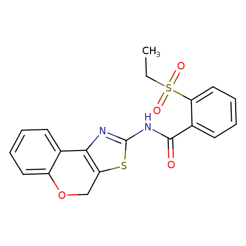 N-{4H-chromeno[4,3-d][1,3]thiazol-2-yl}-2-(ethanesulfonyl)benzamide