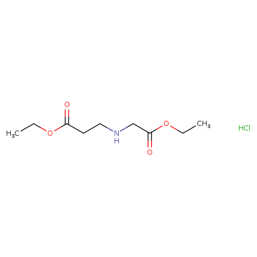 ethyl 3-((2-ethoxy-2-oxoethyl)amino)propanoate hydrochloride