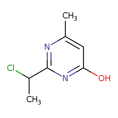 2-(1-chloroethyl)-6-methylpyrimidin-4-ol