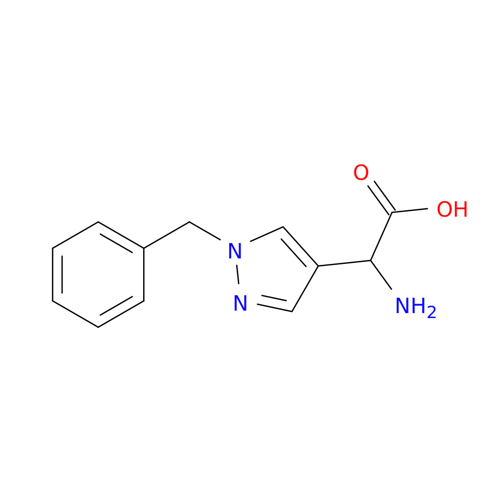 2-amino-2-(1-benzyl-1H-pyrazol-4-yl)acetic acid