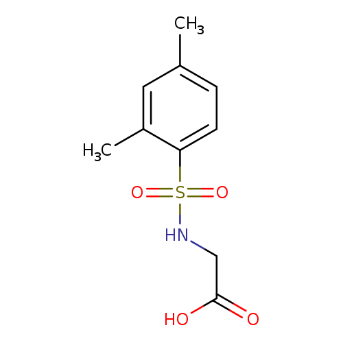 [[(2,4-DIMETHYLPHENYL)SULFONYL]AMINO]ACETIC ACID