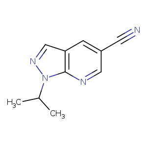 1-Isopropyl-1H-pyrazolo[3,4-b]pyridine-5-carbonitrile