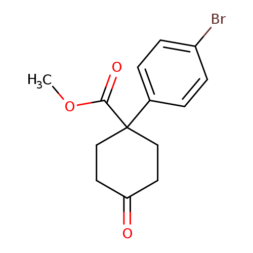 Methyl 1-(4-bromophenyl)-4-oxocyclohexanecarboxylate