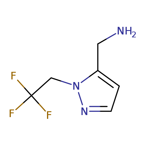1-[1-(2,2,2-Trifluoroethyl)-1h-pyrazol-5-yl]methanamine