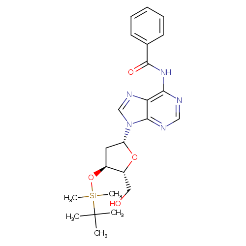 N-Benzoyl-2'-deoxy-3'-O-[(1,1-dimethylethyl)dimethylsilyl]-Adenosine