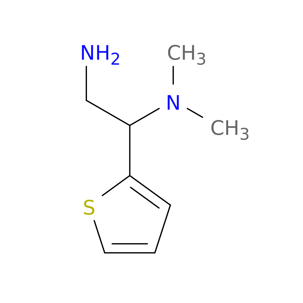 N1,N1-Dimethyl-1-(thiophen-2-yl)ethane-1,2-diamine