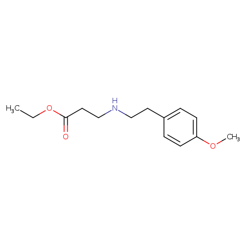 ethyl 3-{[2-(4-methoxyphenyl)ethyl]amino}propanoate