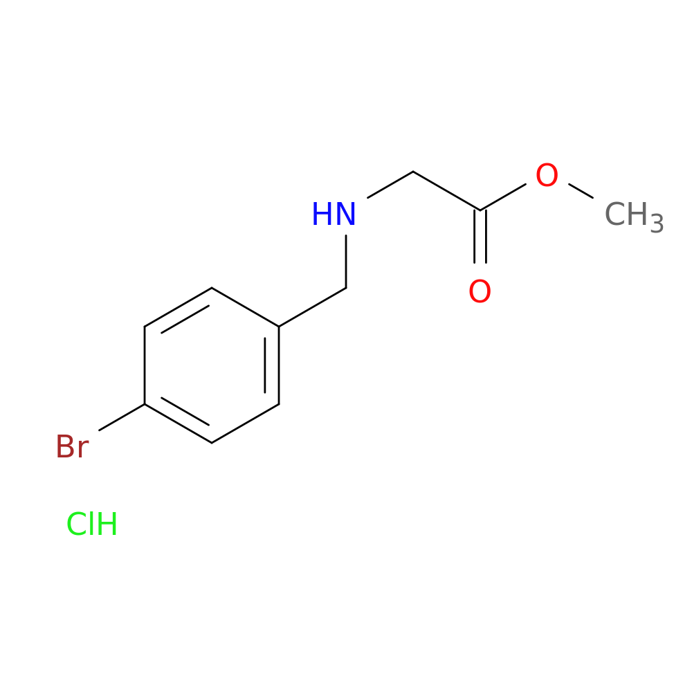 Methyl (4-bromobenzyl)glycinate hydrochloride