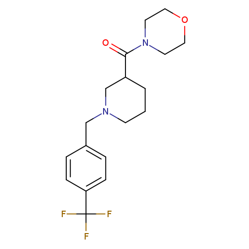 4-(1-{[4-(trifluoromethyl)phenyl]methyl}piperidine-3-carbonyl)morpholine