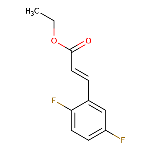 2-Propenoic acid, 3-(2,5-difluorophenyl)-, ethyl ester, (2E)-