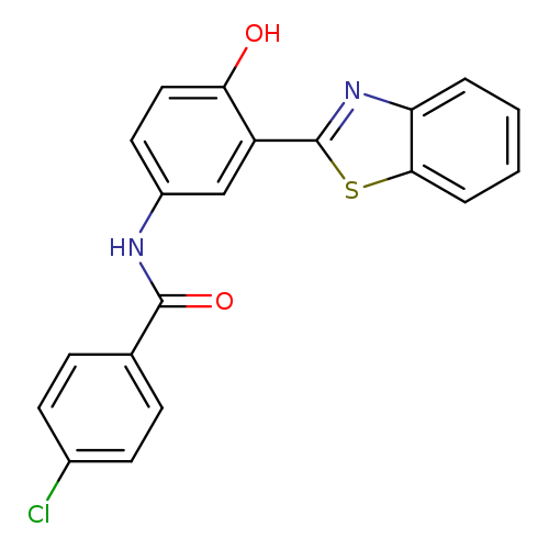 N-[3-(1,3-benzothiazol-2-yl)-4-hydroxyphenyl]-4-chlorobenzamide