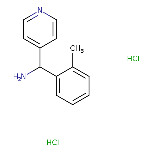 [(2-methylphenyl)(4-pyridinyl)methyl]amine dihydrochloride