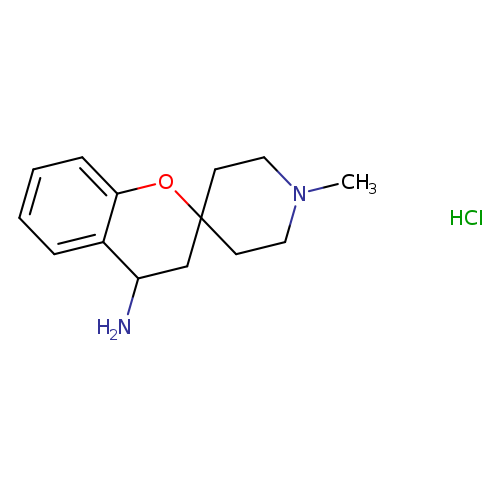1'-Methyl-3,4-dihydrospiro[chromene-2,4'-piperidin]-4-amine, HCl