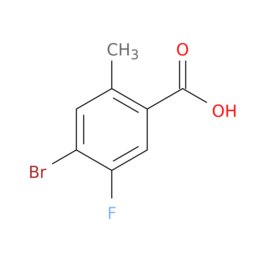4-Bromo-5-fluoro-2-methylbenzoic acid