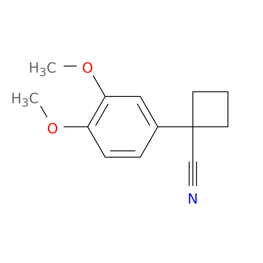 1-(3,4-Dimethoxyphenyl)cyclobutanecarbonitrile