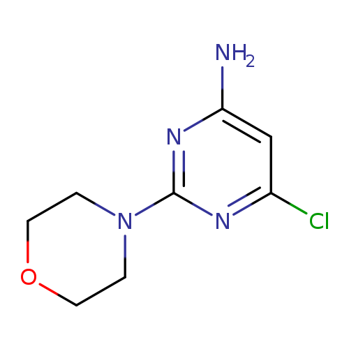 6-chloro-2-(4-morpholinyl)-4-pyrimidinamine