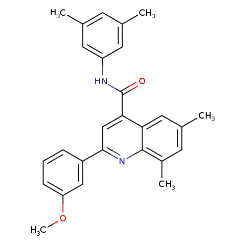 N-(3,5-dimethylphenyl)-2-(3-methoxyphenyl)-6,8-dimethyl-4-quinolinecarboxamide
